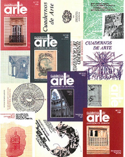 Composición de varias portadas de la revista cuadernos de arte